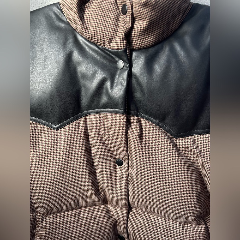 New RAG & BONE Cal Plaid Puffer Jacket Size XL - Picture 4 of 9
